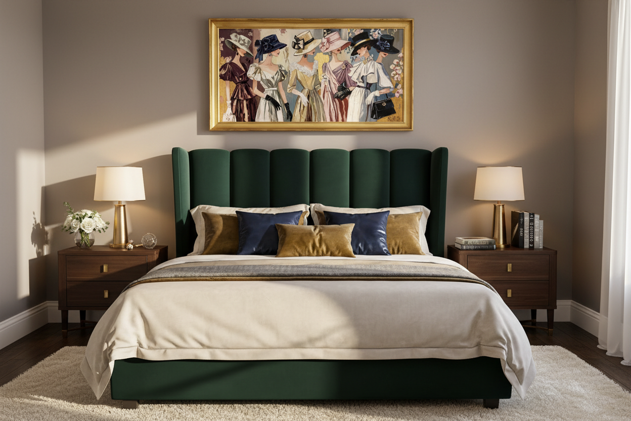 vintage-fashion-illustration-in-elegant-bedroom - Maison R.H.B
