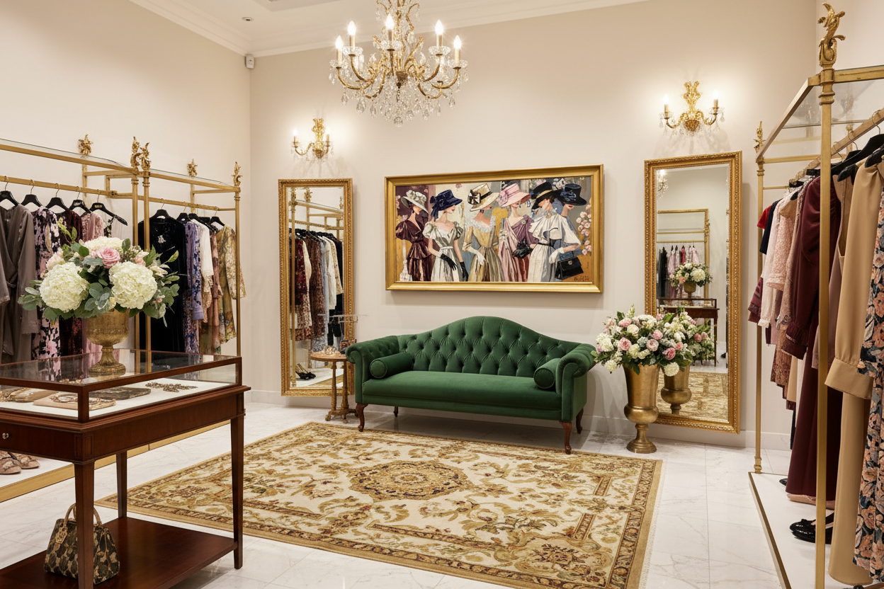 vintage-fashion-illustration-in-elegant-luxury-boutique - Maison R.H.B